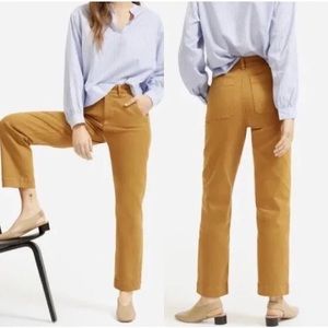 Madewell - Classic Straight Pants - 30 - Mustard color